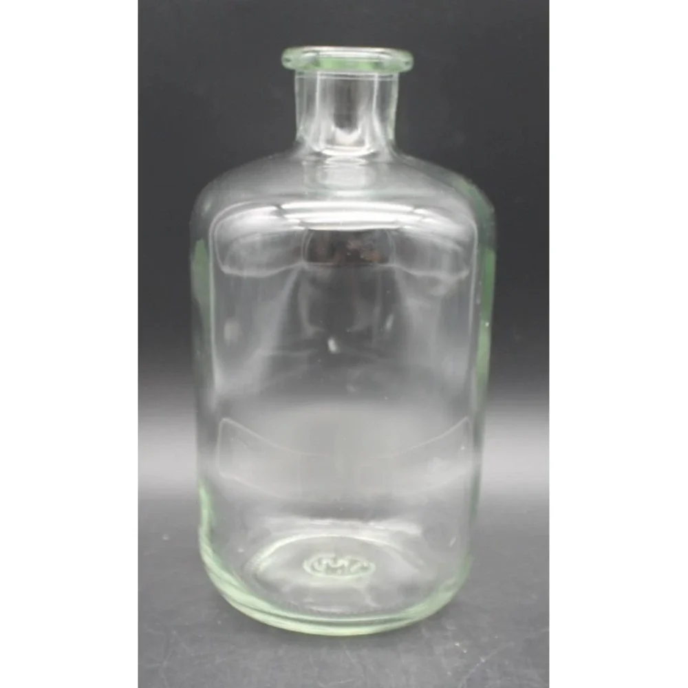 Vintage CHS Clear Glass Apothecary Bottle Pharmacy Jar Reagent Bottle 8 Inch